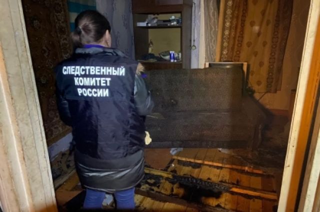 На пожаре в Архангельской области погиб мужчина