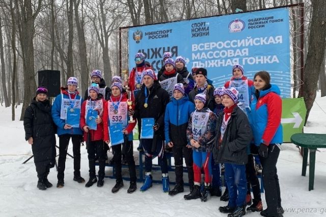 В Пензе назвали победителей и призеров «Лыжни России»