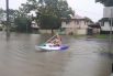 Последствия наводнения из-за проливных дождей в штате Квинсленд на северо-востоке Австралии