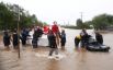  Эвакуация населения из города Лисмор в штате Новый Южный Уэльс на юго-востоке Австралии из-за наводнения, вызванного проливными дождями