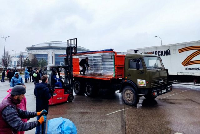 Кубань направила 60 тонн гуманитарного груза для жителей Херсонской области