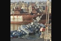 Сторожевой корабль проекта 11351 «Нерей» «Киров» был заложен русскими кораблестроителями в Крыму, в 1992 г. передан Украине, переименован в «Гетман Сагайдачный» и затоплен украинскими властями в марте 2022 г.