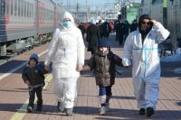 Первые беженцы с Донбасса прибыли в Оренбуржье