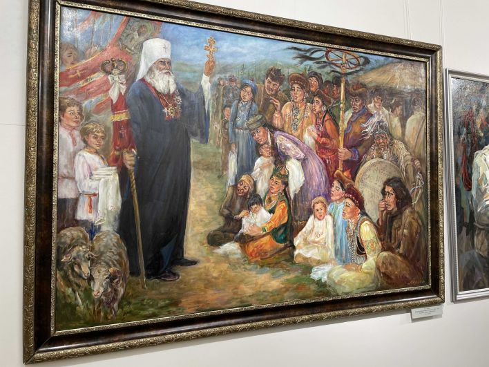 В иркутском художественном музее открылась выставка к юбилею региона.