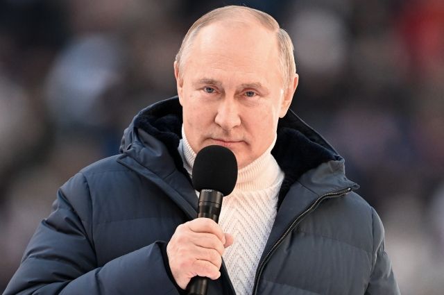 Выступление Владимира Путина на митинге-концерте в «Лужниках». Полный текст