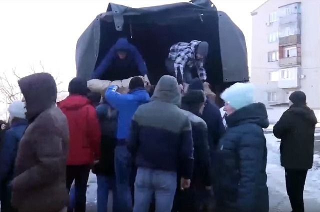 Доставка гуманитарной помощи в Харьковскую область