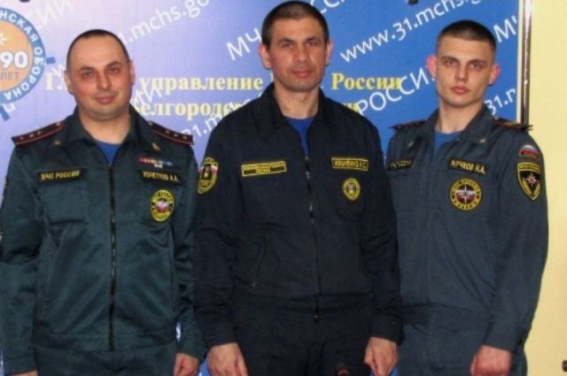 Слева направо: Игорь Ильченко, Александр Кочетков, Никита Жучков.