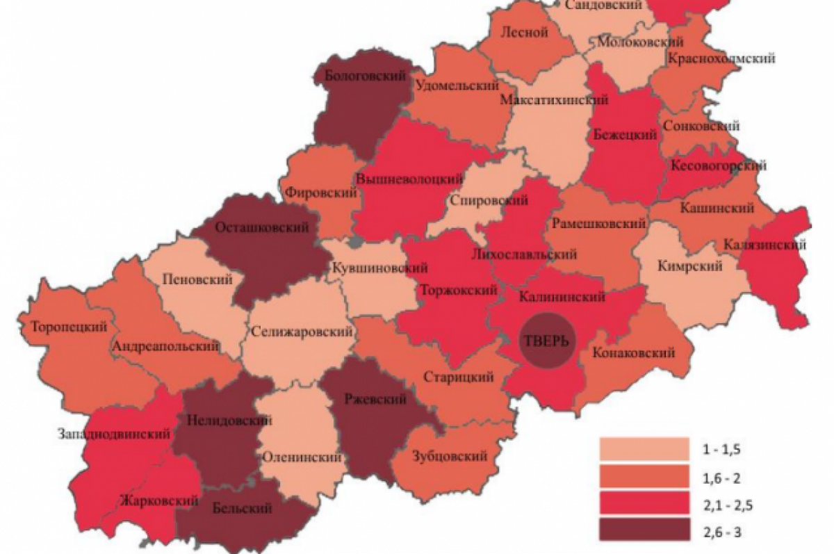 Прокуратура опубликовала карту преступности в Тверской области | АиФ Тверь