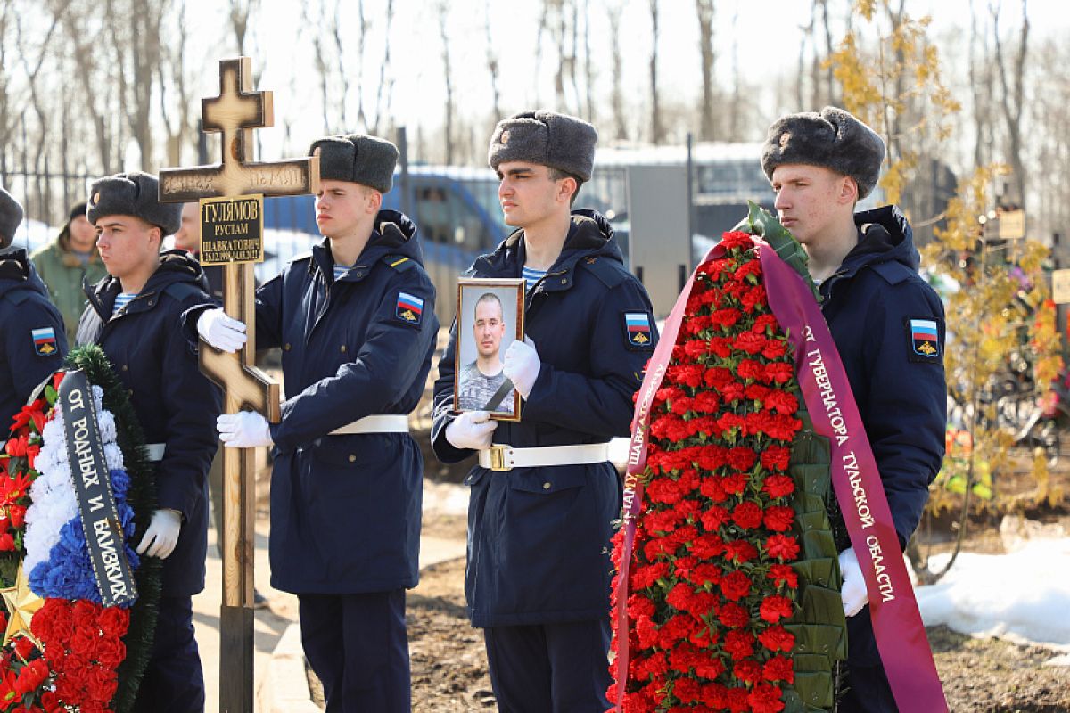 Военное кладбище в Туле погибшие на Украине