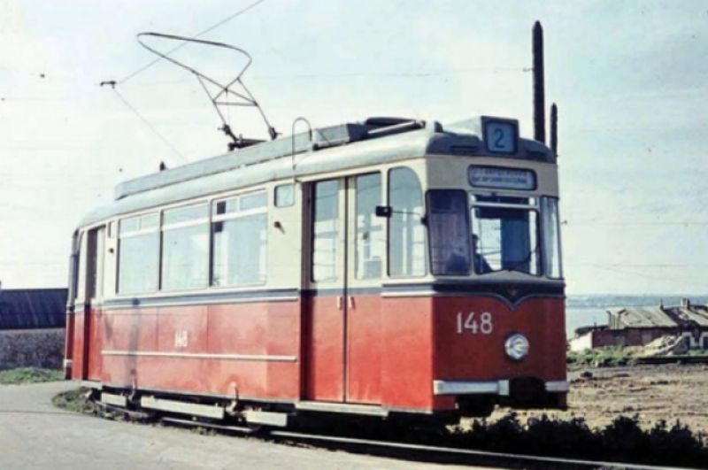 Немецкие трамваи производства Wagonfabrik Gotha выпуска 1950-60 годов.
