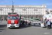 Все желающие могли забраться в пожарный подъемник.