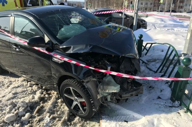 Водитель Hyundai Solaris скончалась на месте происшествия