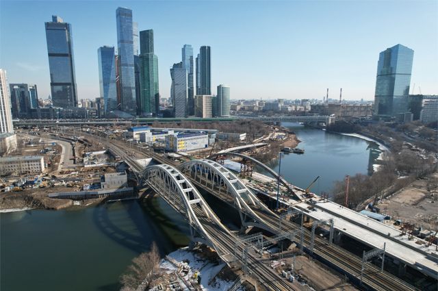 Вантовый мост через Москву-реку станет частью Северного дублёра Кутузовского проспекта.