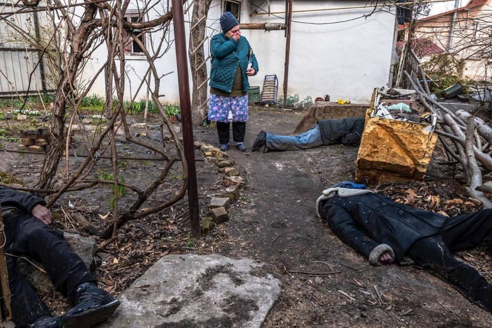 Убитые украинцы в Буче.
