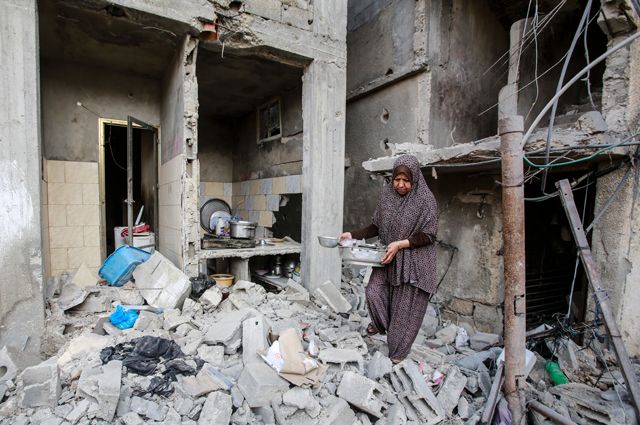 Палестино-израильский конфликт. Последствия бомбардировки Сектора Газа.