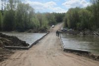 В Оренбуржье сокращается число затопленных мостов. 