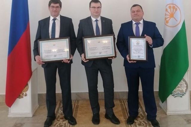 Слева направо: Олег Архипов, Сергей Гурин, Владимир Понамарев.