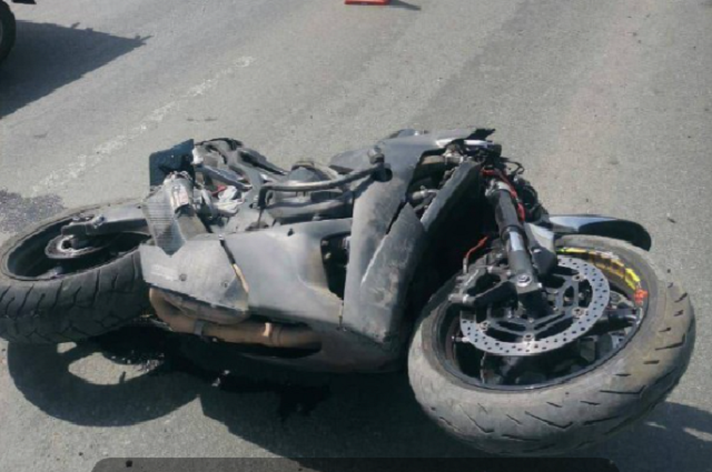 В Оренбурге мотоциклист насмерть сбил пешехода и сам попал в больницу