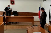 Скриншот видео объединенной пресс-служба судов Краснодарского края из зала суда.