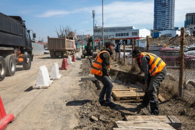 Дорогу делают основательно.