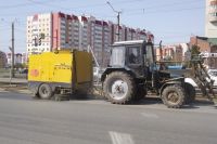 Очистка улиц Барнаула