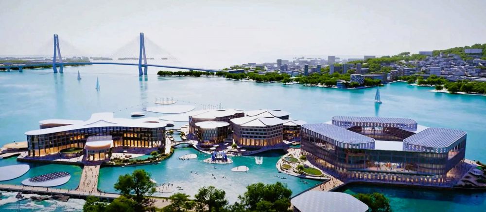Проект плавучего города в Южной Корее