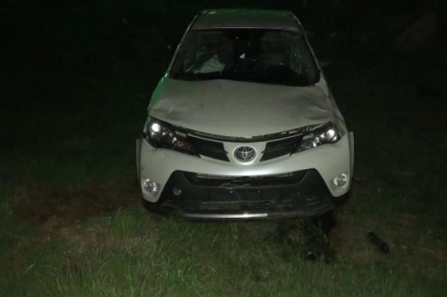 Машина жительницы Самары, не справившейся с управлением на дороге Бузулука. 