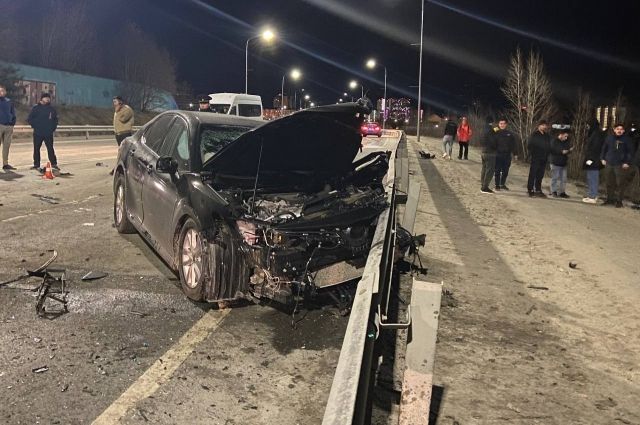 В результате ДТП водитель Mercedes скончался на месте происшествия