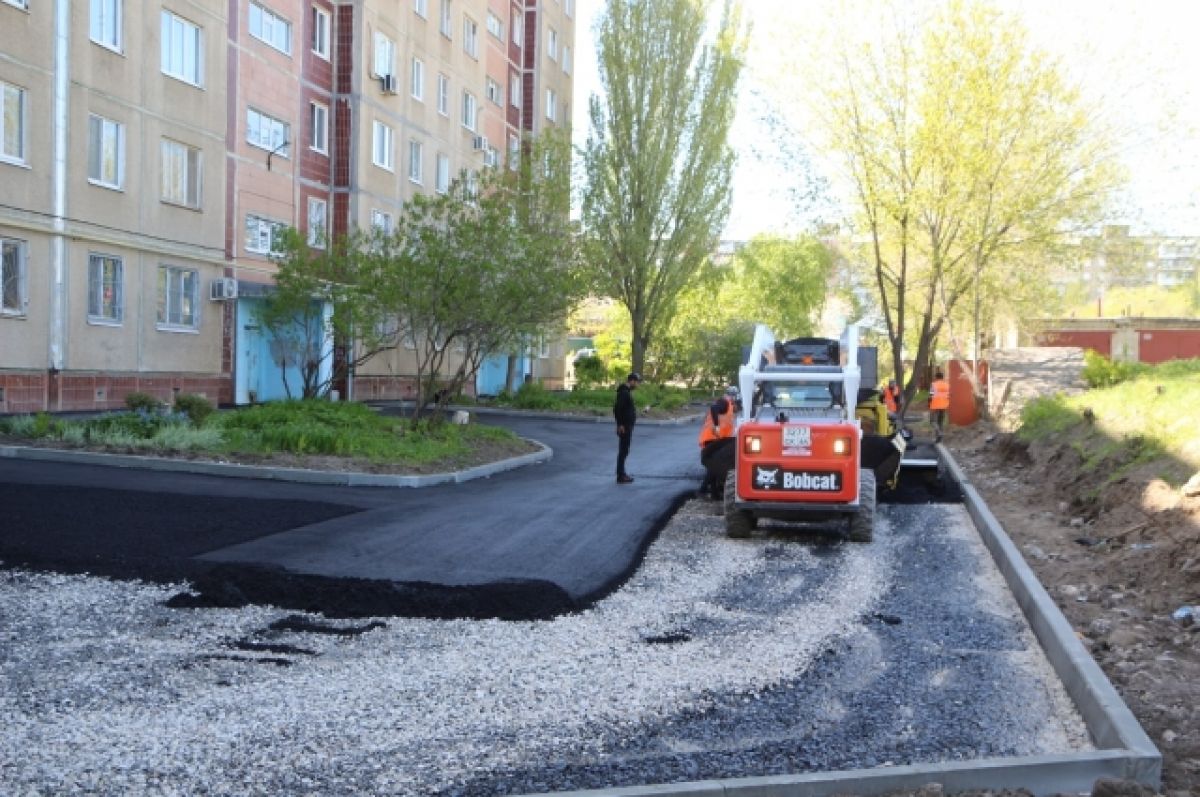 Ремонт дворов фото