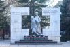 Памятник на территории медицинского университета со стороны улицы Красного Восстания.