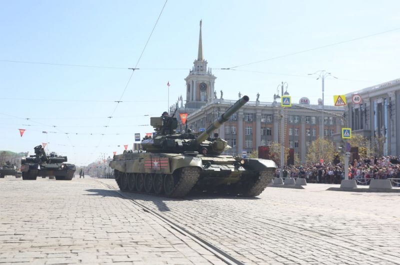 Празднование Дня Победы в Екатеринбурге.