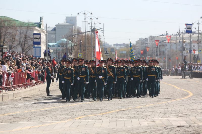 Празднование Дня Победы в Екатеринбурге.