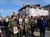 К шествию присоединяются студенты военного учебного центра КНИТУ - КАИ. 