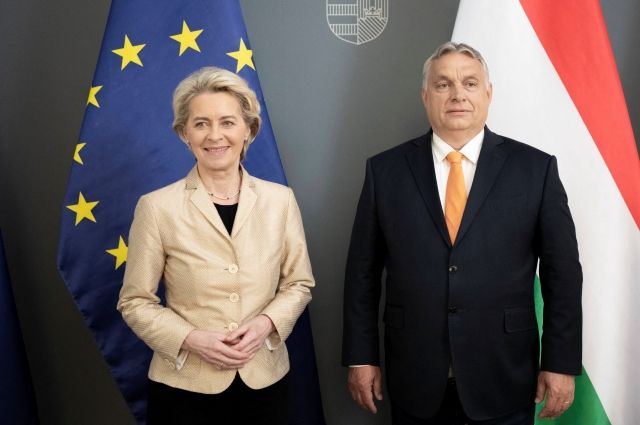 Глава ЕК обсудила с Орбаном санкции против РФ