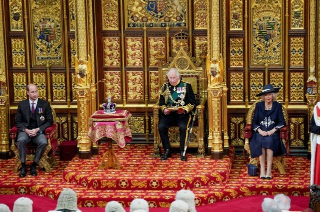 Принц Чарльз произнес речь за Елизавету II на открытии парламента Британии