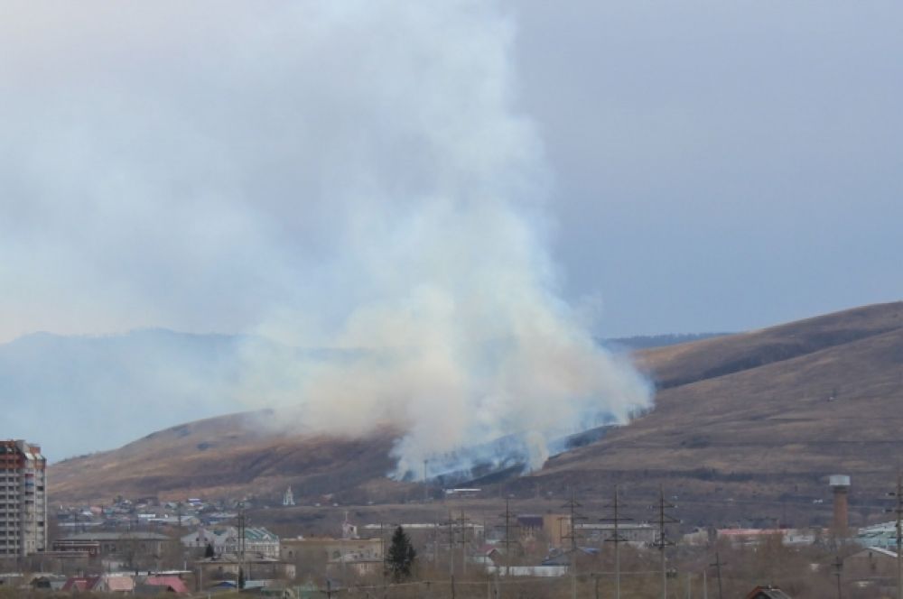 В Забайкалье с начала пожароопасного сезона зафиксировано 219 пожаров на площади 10 тыс. га.