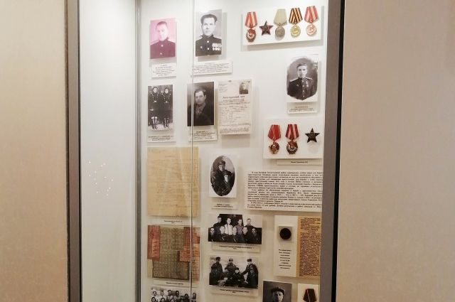 Экспозиция музея УМВД о работе милиции в 1941-1945 гг.