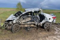 В Оренбургской области случилось ДТП, в котором пострадали восемь человек. 