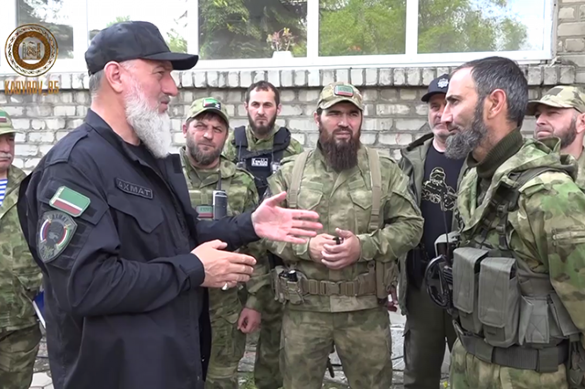 Кадыровцы воюют на украине