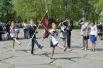 Торжественный марш новокузнецких пионеров.
