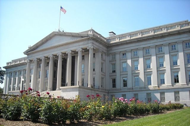 Здание Министерства финансов США.