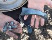 Осколки боеприпаса, найденные после обстрела ВСУ по посёлку Тёткино Курской области