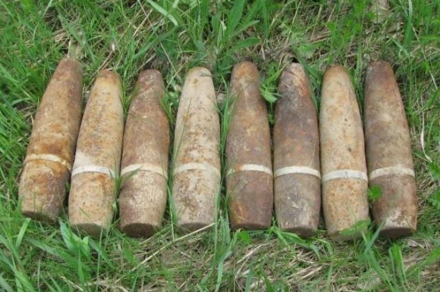 Более 60 боеприпасов времен войны нашли за неделю на Брянщине