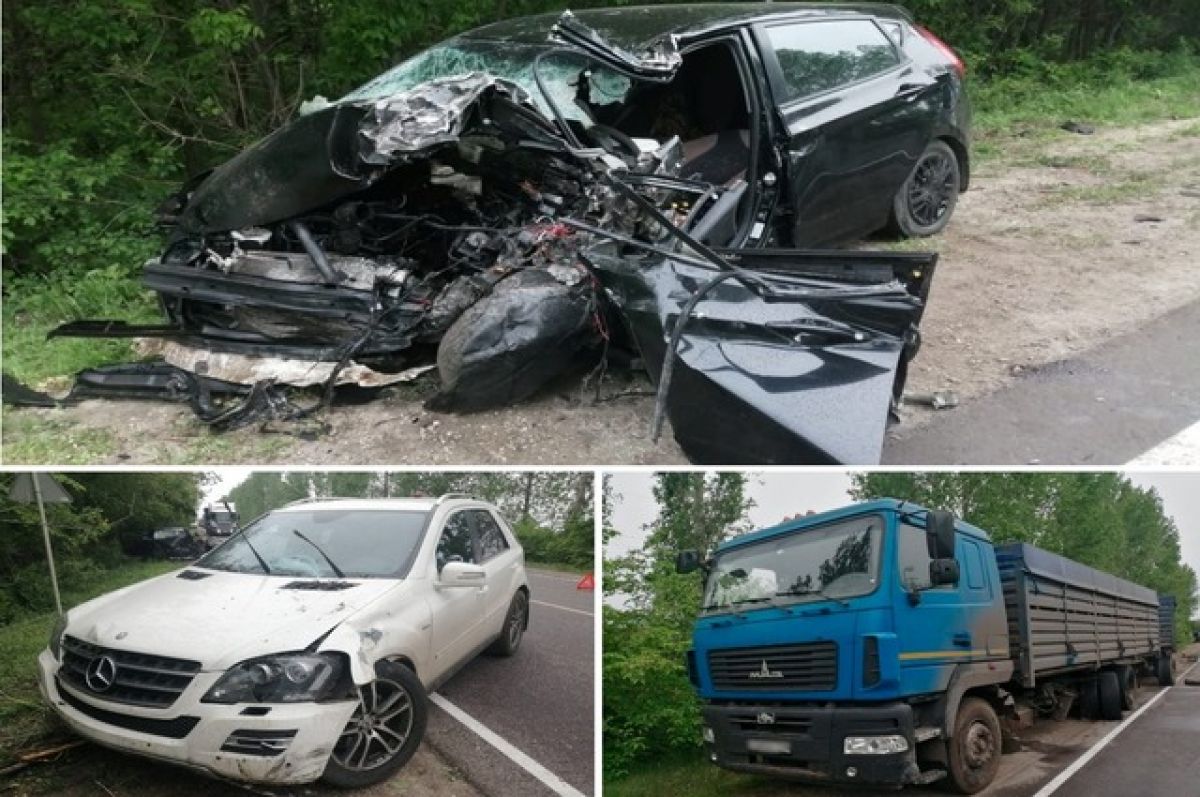 Под Воронежем пьяный водитель Mercedes устроил массовое ДТП с пострадавшими  | АиФ Воронеж