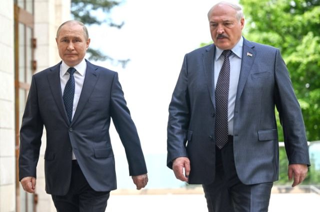 Встреча Владимира Путина и Александра Лукашенко в Сочи