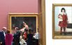 Картина Ильи Репина «Иван Грозный и сын его Иван» (слева) в Государственной Третьяковской галерее после реставрации