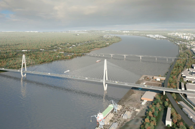 Пропускная способность моста может составить 40 тысяч единиц транспорта.