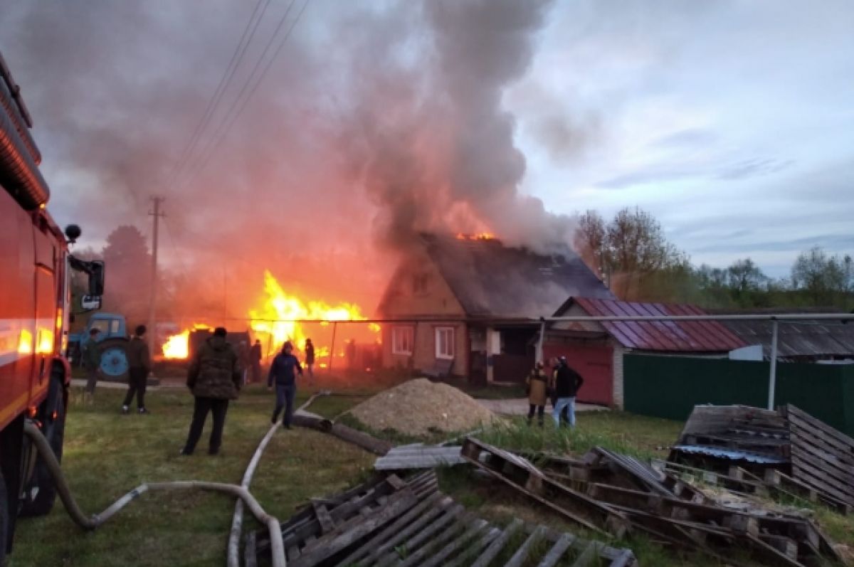 Дом и надворные постройки сгорели в селе Степановка под Пензой | АиФ Пенза