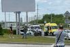 Авария с такси у ЖК Авиатор в Перми 2 июня.