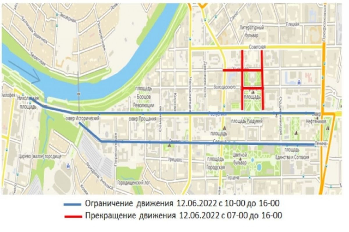 Схема движения на 9 мая иркутск